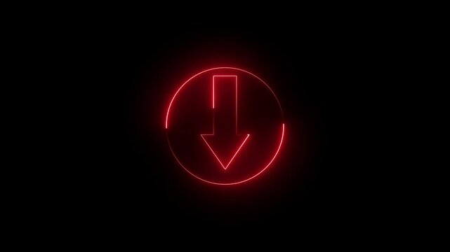 arrow, click, direction, sign, symbol, line, navigation, cursor, pointer, digital, interface, following, motion, backward, play, down, button, round, forward, triangular, computer, background animated