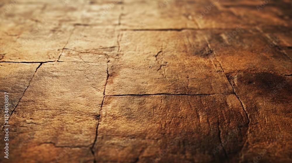 Poster close up of textured stone floor tiles creating repeating pattern