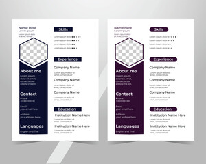 simple cv design ,modern resume design ,cv design .