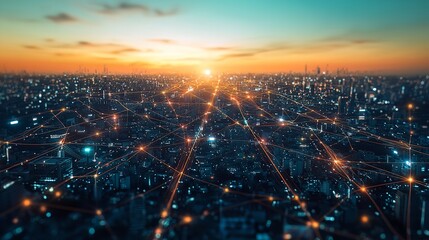 Interconnected Telecom Networks Showcasing Diversity