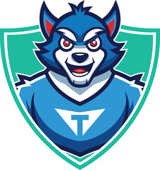 Funny Character Monster Animal Head Vector Mascot Logo Design isolated cartoon logo art animal angry face drawing EPS 10, PNG, SVG, AI