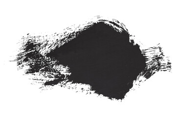 Black brush strokes