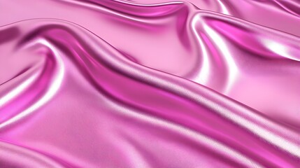 Obraz premium Pink fabric with a shiny surface