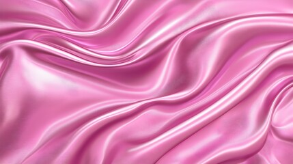 Obraz premium Pink fabric with a shiny surface