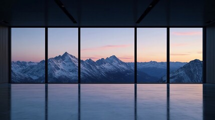 Executive team discussing in high-rise conference room with scenic cityscape view