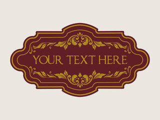 Elegant vintage frames with intricate floral and ornamental details, perfect for adding a classic touch to labels, invitations, and decorative borders in various design projects