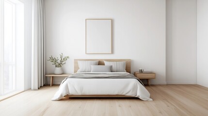 Minimalist and Serene Scandinavian-Inspired Bedroom Decor