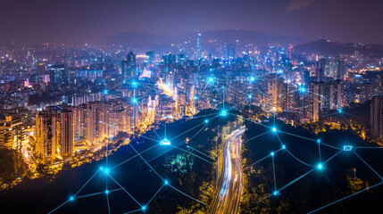 Obraz premium Deploying network segmentation techniques to isolate critical data in Industrial IoT systems and enhance security.