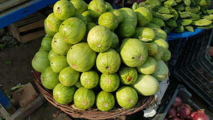 vegetables at the market