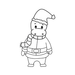 Santa Claus Coloring Pages for Kids