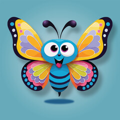 Cute illustration of a butterfly