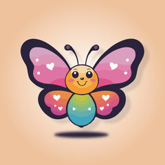 Cute illustration of a butterfly