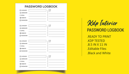 Password logbook KDP interior