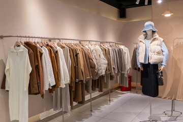 Women's fashion store in the shopping center
