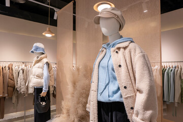 Women's fashion store in the shopping center