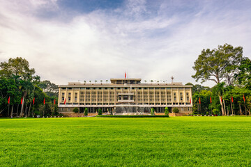 The Independence Palace, is a landmark in Ho Chi Minh City, Vietnam.