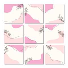 abstract square background vector