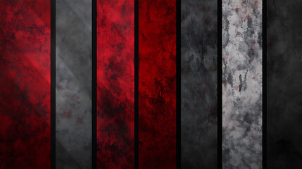 black and red stripes