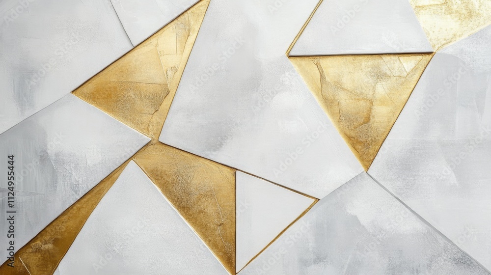 Poster artistic geometric pattern design modern gallery digital art abstract environment close-up view crea