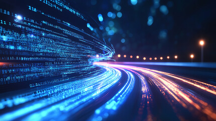 fiber optics background