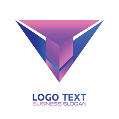 V  lettering logo is simple, easy to understand and authoritative