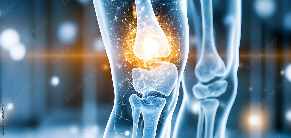 Aufkleber enhancing diagnostics with artificial intelligence in medical imaging for joint health analysis in a