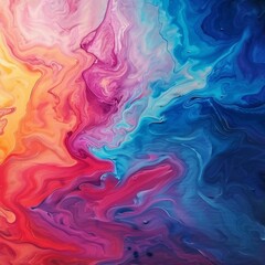  Abstract background oil painting picture wallpaper art decor design colorful print