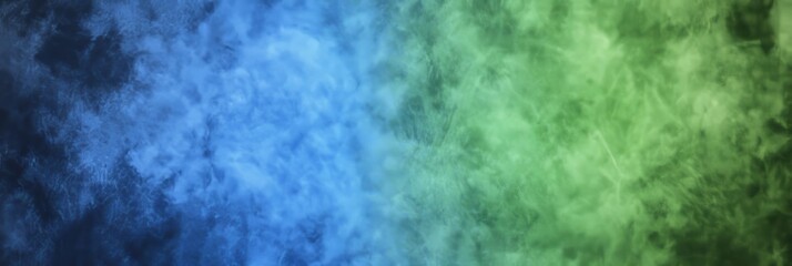 Fototapeta premium Abstract Watercolor Background, Blue And Green Painted Gradient Colors, Wall Texture Design