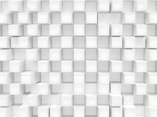 _3D cube patterns in light gray and white, clean and dynamic for professional slide backgrounds 
