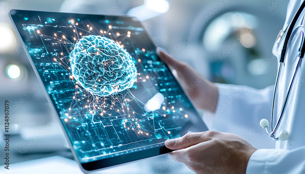 Poster leveraging artificial intelligence in medical imaging for enhanced diagnostics a tech-driven healthc