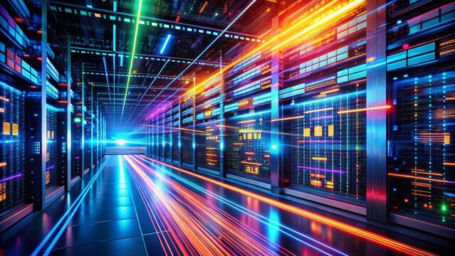 Capturing the Essence of Data Transmission: Visualizing the Flow of Binary Code Sets and Their Transfer Mechanisms in a Digital Environment