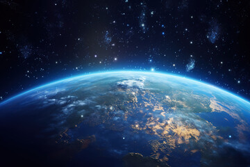 Fototapeta premium Attractive Solar system planets cosmos concept made with