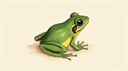 Obraz premium Forest Frog Illustration