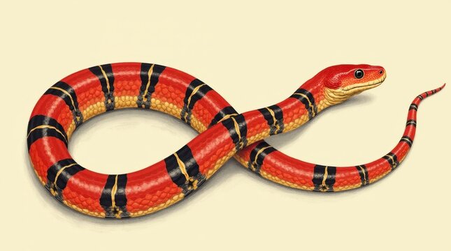 Coral Snake Illustration