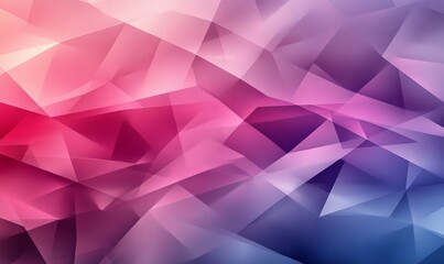 Obraz premium pink and purple gradient background with geometric shapes, Generative AI