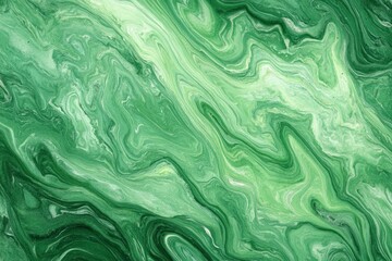 Fototapeta premium Abstract Green Swirl Background for Design Projects