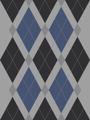 Argyle traditional vector pattern.Seamless geometric illustration pattern.Scotland argyll intarsia pastel element style .Design for fabric clothing,sweater,socks,wrapping,tablecloth,blanket,decoration