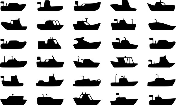 Calm Waters with Boat Silhouette