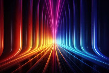 Fantastic colorful background with a multicolored light pattern Abstract light background