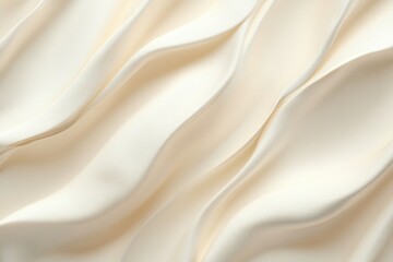 Obraz premium Elegant Cream Fabric Waves for Textured Backgrounds
