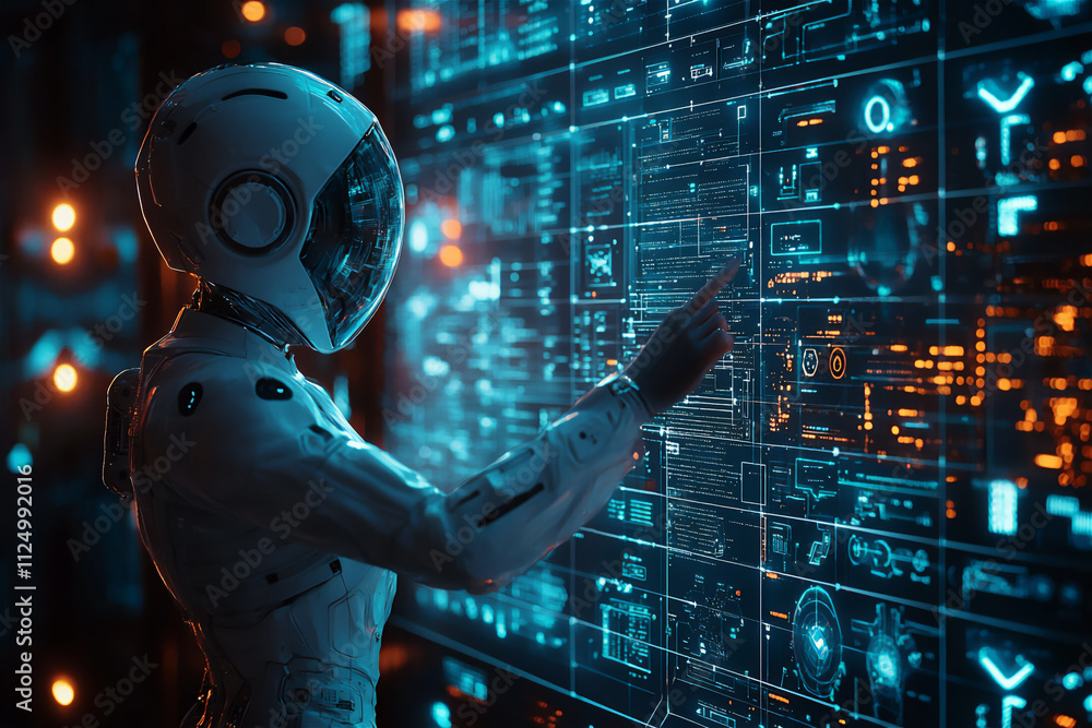 Poster a data privacy expert analyzing data protecti