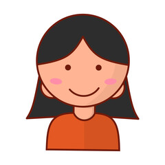 Flat Kids and Baby Icon