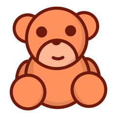 Flat Kids and Baby Icon
