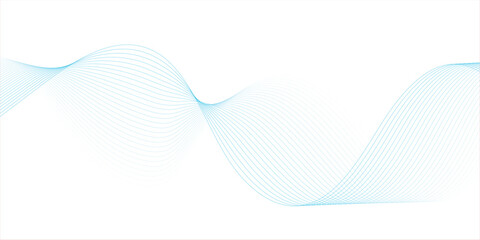 Abstract technology wave lines, frequency sound, data science, business wave line background. Abstract wavy element for design on transparent background isolated