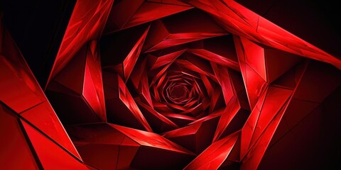 Red rose with a red background