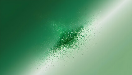 Fototapeta premium Green Glitter Explosion