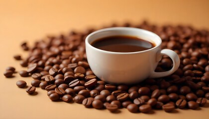 Fototapeta premium Coffee mug Mockup with Realistic Design for Brand Promotion