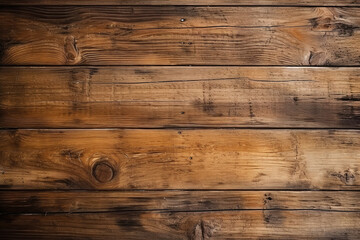 Naklejka premium Outstanding A wooden wall with a hole in it that says a small hole