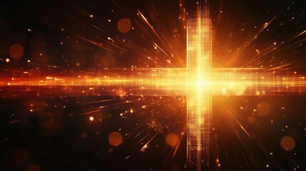 Obraz premium Christian cross background concept