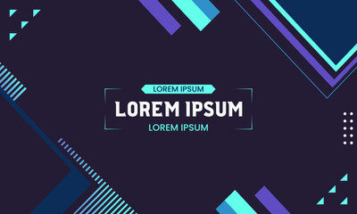 Futuristic Geometric Tech Background Design. For Template Design